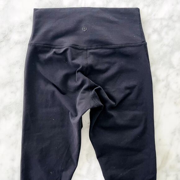 Lululemon High Times 4 Black Wrap Mesh Wanderlust 2015 Special Edition RARE Luon - Picture 6 of 8